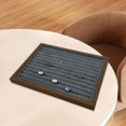 thumbnail image 4 of Yazoeia Jewelry Storage Tray Showcase Multipurpose Divided Jewelry Container Jewelry Case for Anklet Rings Earring Necklace Bracelet, rings tray CJB12-1773, 4 of 7