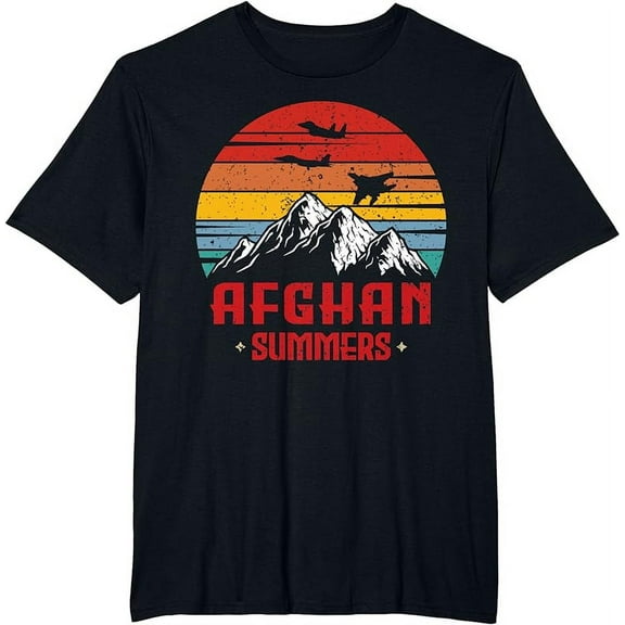 Afghan Summers Veteran Shirt Funny Afghanistan Veteran Gift T-Shirt