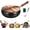 Smooth Surface B, variant on Uncoated Thick Iron Pot, Usceshonn Iron Pot,Pan with Wooden Handle & Lid,Hand-Forged Non-stick Irons Pans Without Coating for Gas/Induction Stoves,Camping,Restaurants & Home Kitchen