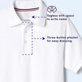 thumbnail image 4 of French Toast Boys 4-20 Short-Sleeve Pique Polo - 2 Pack, 4 of 5