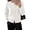 Beige White, variant on PRETTYGARDEN Cardigan Sweaters for Women Scalloped Button Up Fall Outfits Soft Knit Long Sleeve Knit Tops,Crew Neck,Business Casual Outfits,Office Work Lightweight Sweater,Layers Clothes