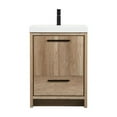 thumbnail image 3 of 24 inch single bathroom vanity in natural oak, 3 of 8