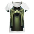thumbnail image 5 of Mysterious Hooded Cloak Women's Blouse Short Sleeve Women's Top T-Shirt Spring Summer Clothes, 5 of 7
