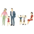 thumbnail image 1 of Amdohai 50Pcs 1:30 Scale Painted Model People Train Passengers Figures, 1 of 7