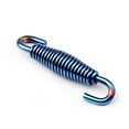 thumbnail image 4 of Moto Exhaust Pipe Muffler Tip Silencer Stainless Steel Spring 4PCS Blue, 4 of 6