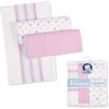 Gerber - Swaddle Blankets, 3-Pack, Pink
