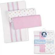 Gerber - Swaddle Blankets, 3-Pack, Pink