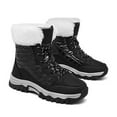 thumbnail image 3 of Mid Calf Winter Boots for Women Waterproof Cold Weather Non Slip Fleece Lined Warm Snow Hiking Booties, 3 of 6
