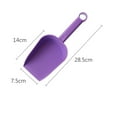 thumbnail image 3 of Hovilon Plastic Garden Shovel Hand Trowel with Depth Scale, Durable PP Soil Scoop for Planting Potting Transplanting, Ergonomic Anti-Slip Handle Tool for Home Outdoor Bonsai Flower Vegetable, 3 of 9