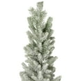 thumbnail image 5 of Northlight Slim Flocked Norfolk Pine Artificial Christmas Tree - 4.5’ - Unlit, 5 of 9