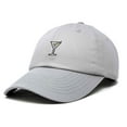 thumbnail image 5 of Dalix Martini Embroidered Cap Cotton Baseball Cute Cool Dad Hat Womens in Gray, 5 of 5