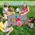 thumbnail image 7 of Heyingu 1Pcs Reusable Freezable Ice Mat for Keeping Food Trays 20 x 24 Inch Flexible Ice Packs for Outside Picnic Party Buffet(Grey), 7 of 7