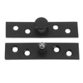 thumbnail image 2 of Hidden Door Hardware Pivot Hinge Circular Shaft Top and Bottom Positioning for Cabinet Black 7.50x2.10x1.80cm 1Pack, 2 of 5