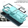 thumbnail image 2 of TECH CIRCLE for Samsung Galaxy Z Flip 4 Case, Heavy Duty Shockproof Protective Stand Case Hybrid Rugged  umper Rubber Protective Cover for Samsung Flip 4 5G 2022, Mint, 2 of 7