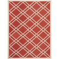thumbnail image 3 of SAFAVIEH Outdoor CY6923-248 Courtyard Collection Red / Bone Rug, 3 of 9