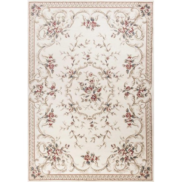 HomeRoots 352967 7 ft. 10 in. x 9 ft. 10 in. Polypropylene Ivory Area Rug