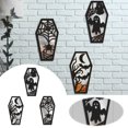 thumbnail image 1 of DFC Classic Bat Pumpkin Shape Wood Plus Sticker Wall Hanging Decoration, 1 of 7