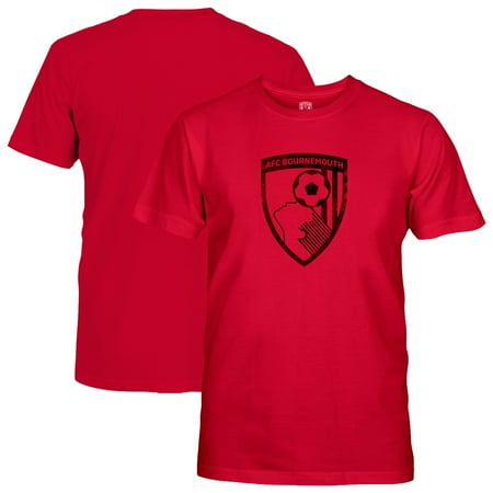 Youth 1863FC Red AFC Bournemouth Mono Badge T-Shirt