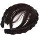 thumbnail image 4 of Pelucas sintéticas de moda con diadema, flequillo y extensiones de cabello para mujeres y niñas (marrón oscuro), 4 of 8