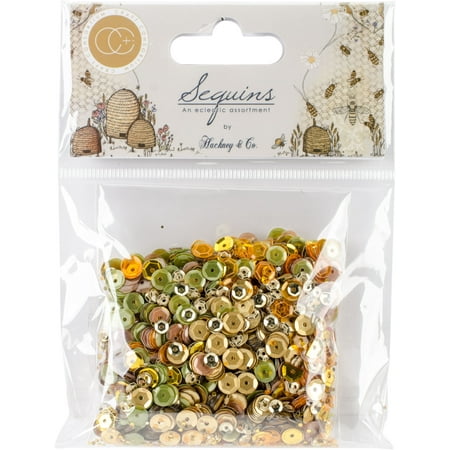 Bee Craft - Craft Consortium Tell The Bees Sequins-Gold & Honey