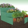 thumbnail image 2 of 3-Tier Galvanized Steel Raised Garden Bed Kit – Modular Planter Box, Rust-Resistant Coating, Safe Rounded Edges, Quick 5-Minute Assembly, Outdoor Metal Frame for Vegetables, Herbs, Flowers – Green, 2 of 6
