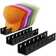 thumbnail image 5 of Lifewit 3 Pack Hat Organizer for Baseball Caps, Hat Storage Rack for 21 Ball Caps, Hat Stand Shelf for Trucker Hat and Golf Cap in Closet, Bedroom, Dresser, Black, 5 of 7