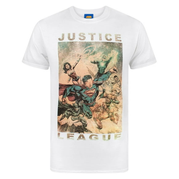 Justice T-Shirt d'Action de Personnages de la Ligue