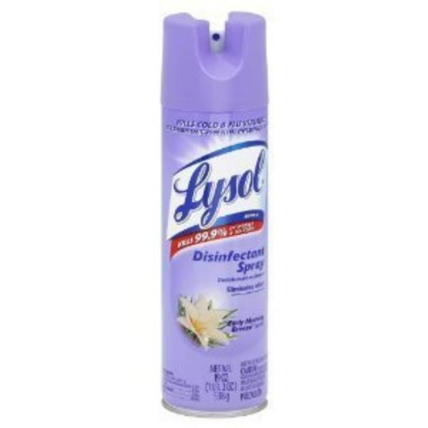 Lysol Disinfectant Spray, Early Morning Breeze, 19 Ounce (Pack of 4) by