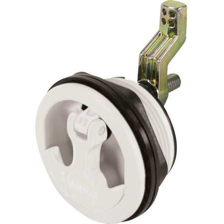 Non Locking Differential - WHITECAP T-HANDLE LATCH WHITE/WHITE NYLON NON LOCKING