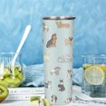 thumbnail image 4 of Cute Dog 20oz Stainless Steel Skinny Tumbler with Straw and Lid Insulated Corgi Mom Travel Mug Dog Coffee Cups Durable Dog Mom Water Bottles Dog Lover Gifts 600ml (20oz), 4 of 5