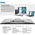 thumbnail image 5 of Dell UltraSharp 31.5-Inch 4K Monitor Bundle with 3-Port USB-C Hub, 6-Feet HDMI Cables, 6-Feet Dual USB-C Charging Cable, and Universal Screen Cleaner (5 Items), 5 of 6
