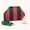 Pink-Green, variant on Crossbody Large Capacity Woven Striped Mahjong Tile Bag Hinge Closure Clutch Mahjong Bag with Shoulder Strap Mahjong Accessories Gift for Mahjong Game & Storage