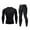 Black, variant on Pants for Men Four Seasons Quick Drying Leisure Fitness Two Piece 2025 Long Sleeved Trousers Dark Blue
