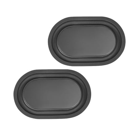 87×60mm Speaker Passive Radiator Vibration Plate Subwoofer Vibration Membrane DIY Bass Low Frequency 2 pcs