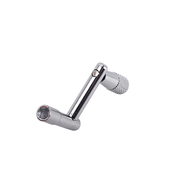 Eigraketly Tambor de acero inoxidable, llave en forma de Z, tambores de trampa, afinación giratoria, instrumento Musical, percusión, llave Accesorios para instrumentos musicales