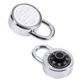 thumbnail image 4 of Qiilu code padlock, combination lock,Rotary Padlock Digit Combination Code Lock Safe Round Dial Number Luggage Suitcase Security, 4 of 4