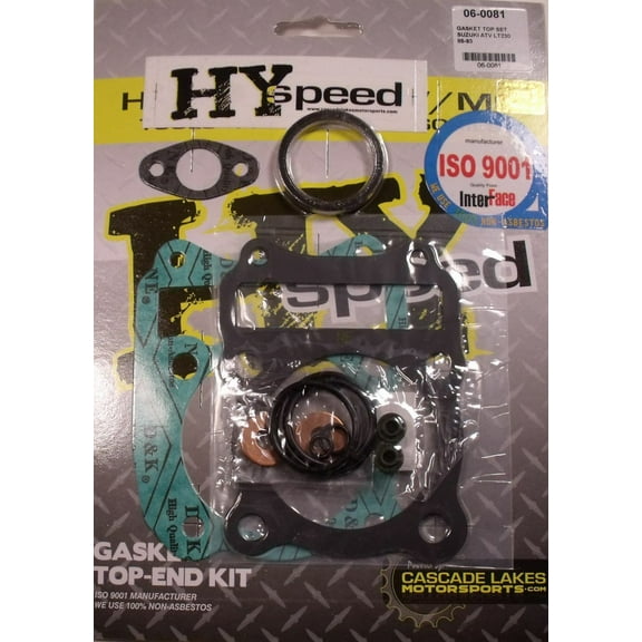 HYspeed Top End Head Gasket Kit Set Suzuki Quadrunner Quadsport 230 1985-1993
