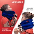 thumbnail image 4 of (2- Pump) Cervical Neck Traction Device &ndash; Premium 4-Way Targeting Neck Stretcher for Instant Pain Relief (Royal Blue), 4 of 8