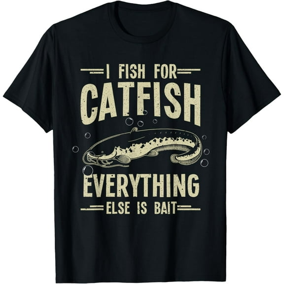 Playful Comfort Tee - Funny Catfishing Design For Men Women Catfish Fishing Hunter T-Shirt