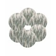 thumbnail image 7 of 13 Inch Round Placemats Set of 6, Sage Green Vintage Non Slip Heat Insulation PP Table Mats, Stripes Painting Retro Abstract Art Washable Place Mats for Kitchen Dining Party Table Decor, 7 of 7