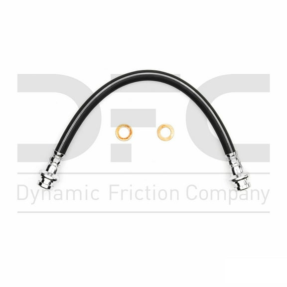 Dynamic Friction Company Brake Line Hose 350-67002 For 1977-1980 Nissan 810, 1978-1981 Nissan 510, 1979-1982 Nissan 210, 1979-1983 Nissan 280ZX, 1981-1984 Nissan Maxima, 1982-1989 Nissan Stanza