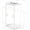 White (1 Pack), variant on C Shaped End Table for Couch, 33.2'' Tall C Table Adjustable Height Side Table, Small Side Table for Small Spaces, Couch Tables that Slide Under, Tv Tray Table for Living Room, Rustic Brown