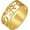 gold, variant on Ankh Cross Ring Key of Life Eye of Horus Ancient Egyptian Egypt Symbol Protection Amulet Jewelry Religion Gift for Women Men