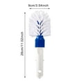 thumbnail image 3 of Corner Brush for Swimming Pool with Acrylic Bristles and Handle, Multipurpose for Pool Steps, Jets and Bathroom Cleaning, 3 of 7