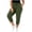 Army Green, variant on Womens Plus Size Capri Pants, Casual Drawstring Summer Elastic Waist Athletic Capris with Pockets Gray Size 2XL