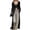 Black, variant on Cardigan Sweaters for Women Trendy Lightweight Crochet Long Duster Button Up Bell Long Sleeve Ruffle Knit Loose Maxi Cardigans Sweaters