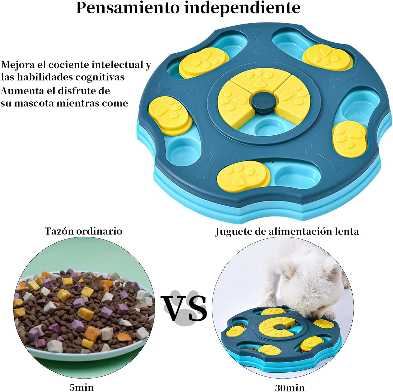 Puzzle Toys for Dogs, Interactive Feeding Training Toys, Slow Feeding Games, Puzzle Snack Toy