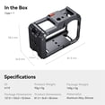 thumbnail image 2 of SMALLRIG Cage de Caméra Action 4 Action 3 pour DJI, Cage de Protection Compatible avec Micro DJI, Cadre de Protection pour DJI Osmo Action 4 Action 3-4119B, 2 of 8