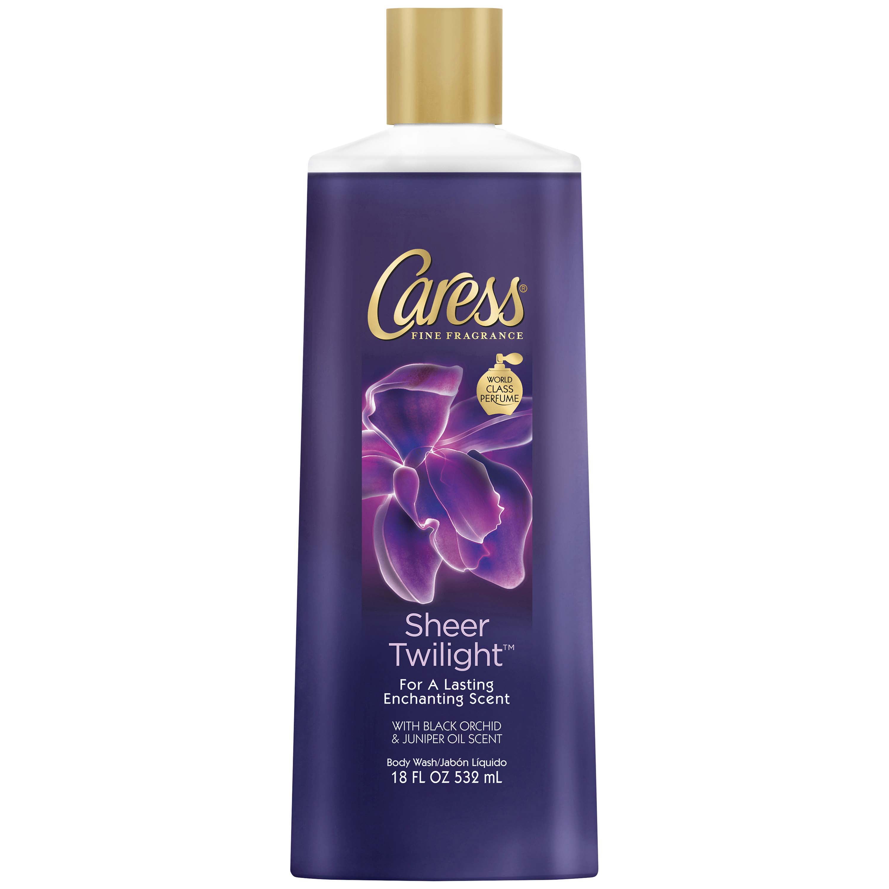 Caress Sheer Twilight Body Wash, 18 oz