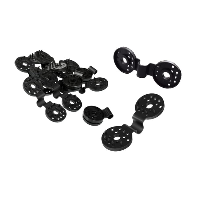 Youkk Sun Shade Mesh Net Clip Plastic Fix Clamp Fence Hook Grommet Windproof Summer for Home Camping Tent Garden Tools 50pcs